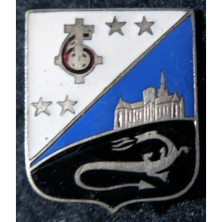 6° CA : 6° corps d'armée de Metz  Arthus Bertrand pastille avec poinçon