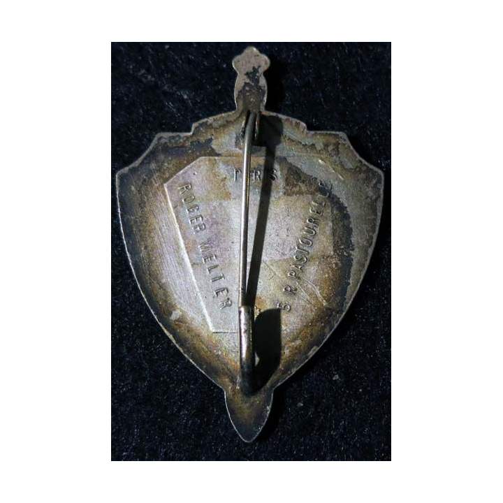 9° CA : 9° corps d'armée 1939-1940 de fabrication Roger Welter en émail