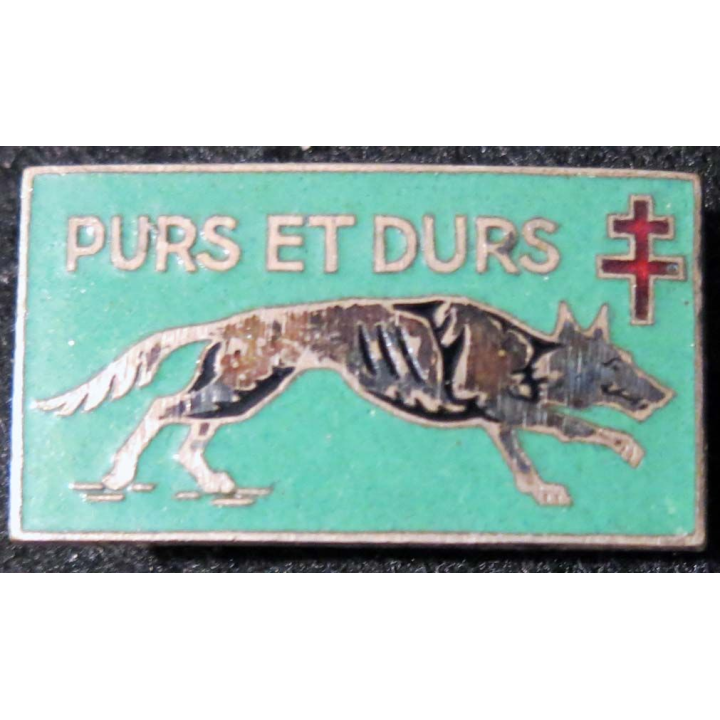 2° CA : 2° corps d'armée "PURS et DURS" 1946  Arthus Bertrand en émail 