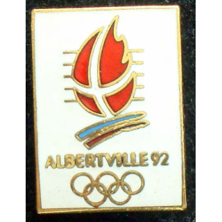 Pin's JO : pin's des jeux Olympiques d'hiver Albertville 92 en émaIL