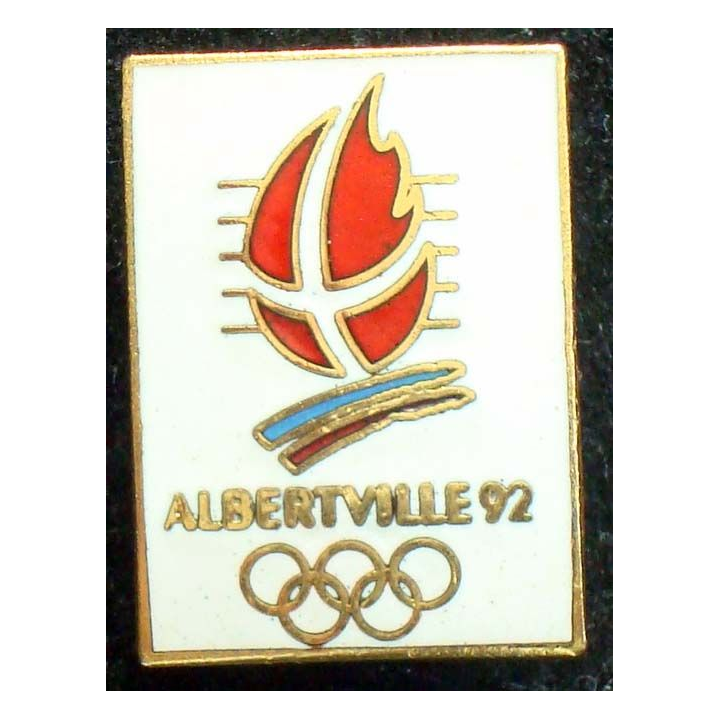 Pin's JO : pin's des jeux Olympiques d'hiver Albertville 92 en émaIL