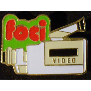 Pin's FOCI : pin's FOCI Vidéo 4,8 cm x 2,6 cm fabrication Loco Motiv
