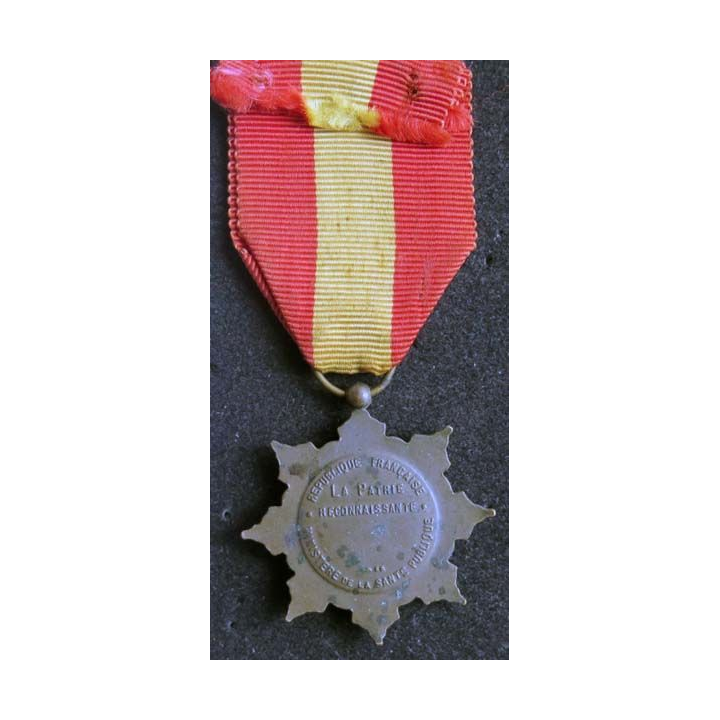 FRANCE :  médaille de la famille française la Patrie reconnaissante en bronze