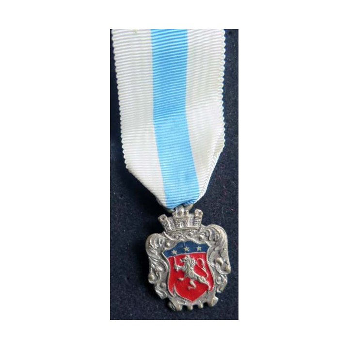 FRANCE :  médaille de la ville de Lyon en métal argenté