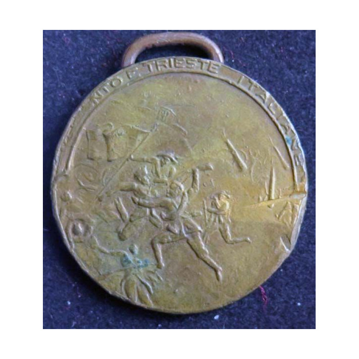 medaglia comemorativa 1915 guerra italo austriaca trento triste italia