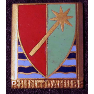 1° Armée : 1° armée française Rhin et Danube Drago Béranger en émail