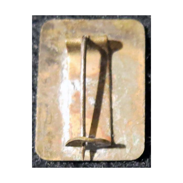  1° armée française Rhin et Danube  artisanal en laiton peint, 22 X 16 mm