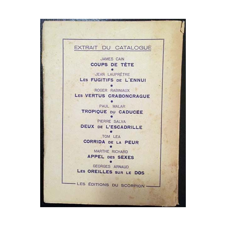 1. Commandos sur l'amour de Serge Vaculik aux éditions du Scorpion