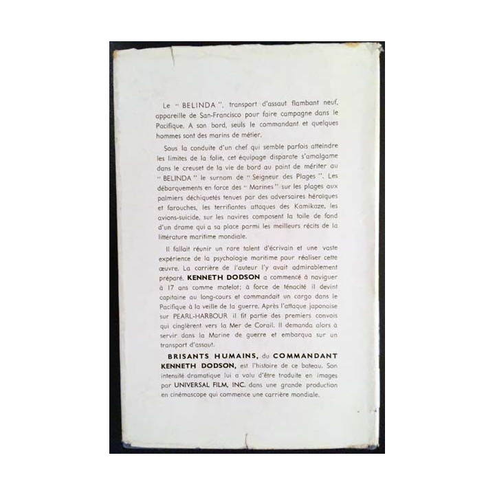 1. Brisants humains du Commandant Kenneth Dodson aux éditions France empire