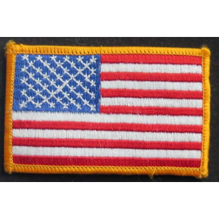 US PATCH : insigne tissu des Etats Unis d'Amérique de dimension 8,7 x 5,5 cm