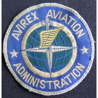 US PATCH : vieil insigne tissu de l'Avirex aviation administration