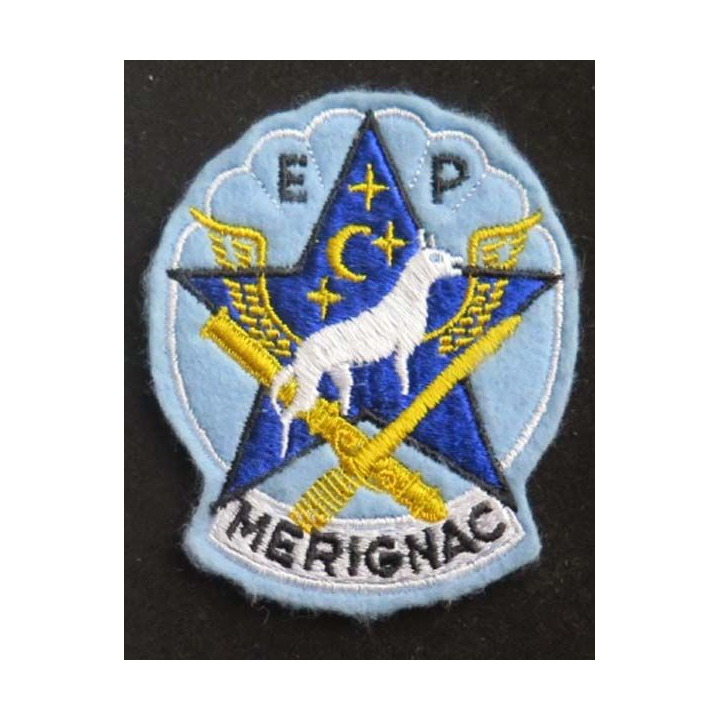 TISSU : insigne de l'armée de l'air de l'escadron de protection de MERIGNAC 