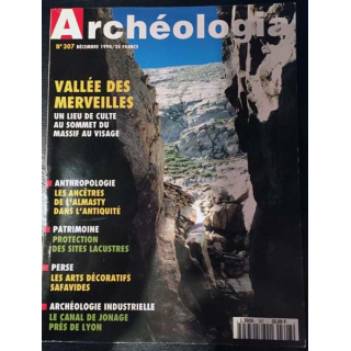 1. Archeologia mensuel n°307 / Décembre 1994 - Vallée des merveilles un lieu de culte au sommet du massif au visage