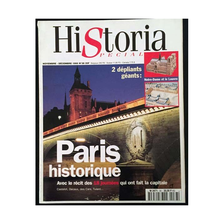 1. Historia spécial Novembre Décembre 1995 n°38 - Paris historique