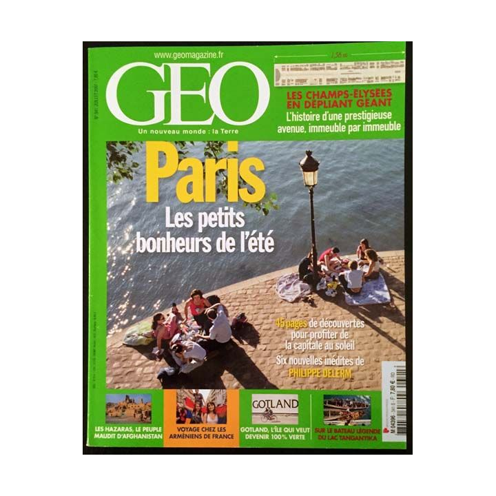 1. Magazine Géo n°341 Juillet 2007 - Les petits bonheurs de l'été