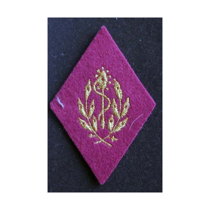 losange de bras modèle 45 insigne tissu auxiliaire service santé cadre