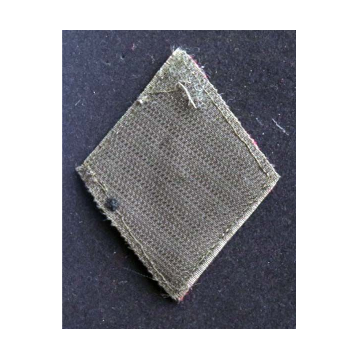 losange de bras modèle 45 : insigne tissu artillerie cadre