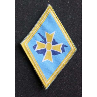 1° BB : insigne tissu de la 1° brigade blindée bleu clair