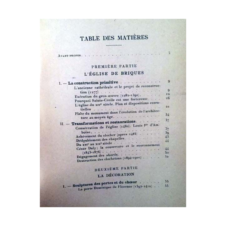 1. La Cathédrale d'Albi de Jean Laran aux éditions Henri Laurens