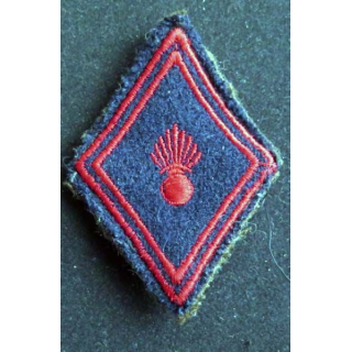 losange de bras modèle 45 : insigne tissu du 57° régiment d'Infanterie troupe