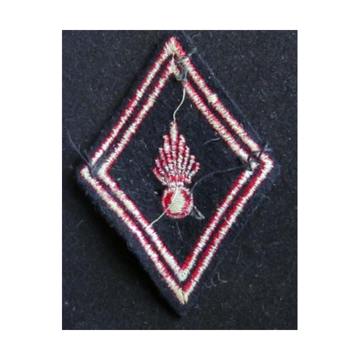 losange de bras modèle 45 : insigne tissu de l'Infanterie troupe