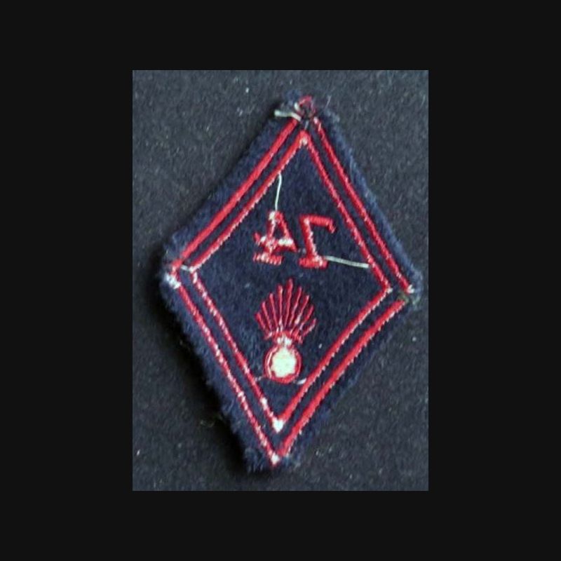 Losange de bras Troupe / Militaire du Rang du 4ème Régiment du Génie à