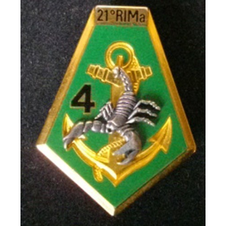 21° RIMA : 21° RÉGIMENT D'INFANTERIE DE MARINE 4° COMPAGNIE