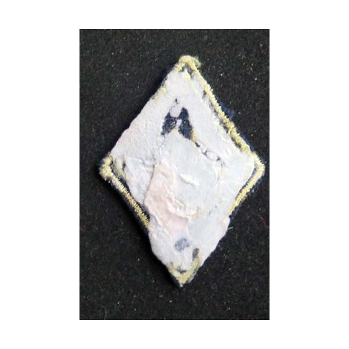 losange de bras modèle 45 : insigne tissu du 11° bataillon de chasseurs alpins cadre