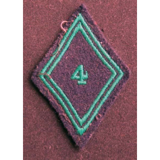 losange de bras modèle 45 du 4° régiment de chasseurs troupe