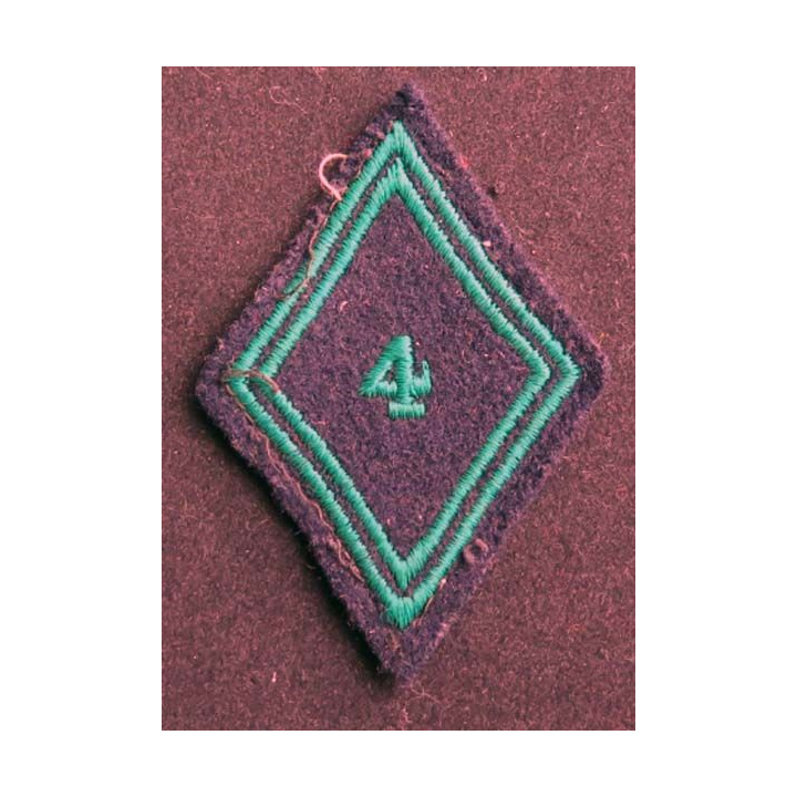 losange de bras modèle 45 du 4° régiment de chasseurs troupe