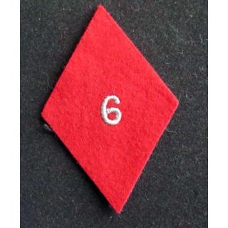 losange de bras modèle 45 du 6° régiment médical troupe