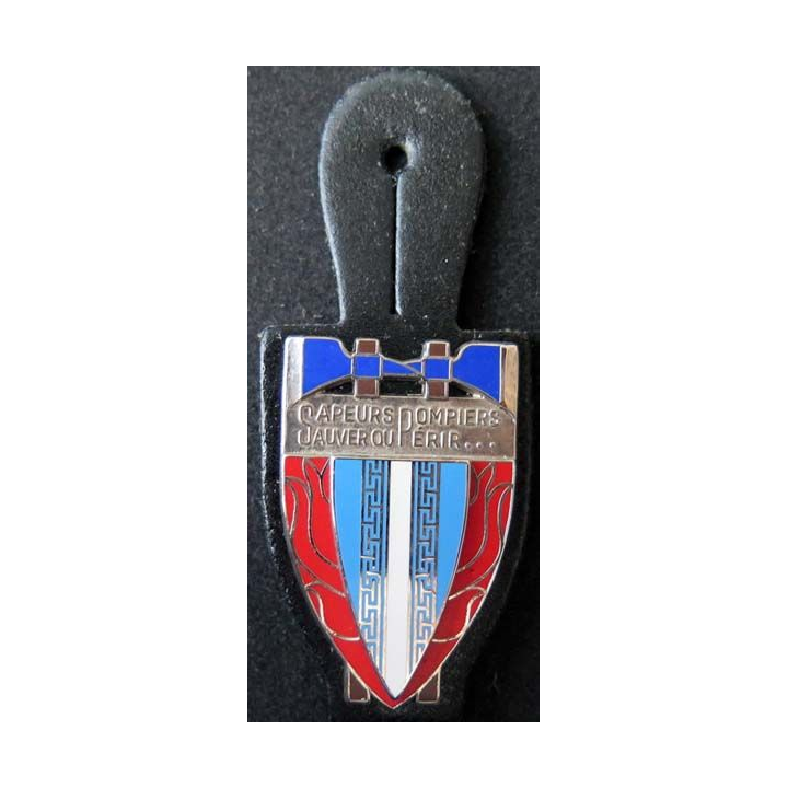 insigne métallique pompiers de la Haute Marne de fabrication Ballard