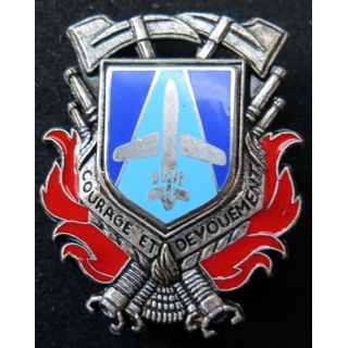 insigne métallique pompiers de la SNECMA ?  de fabrication Ballard