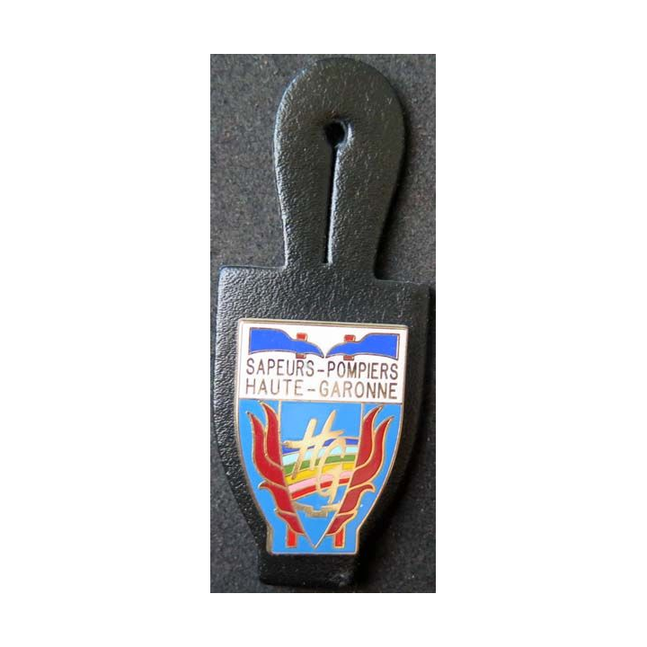 insigne métallique pompiers de Haute Garonne fabrication Ballard