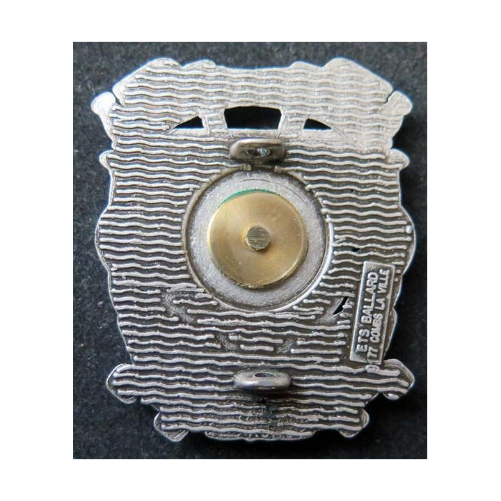 insigne métallique pompiers de Montignac fabrication Ballard