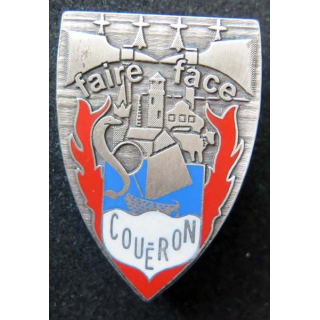 insigne métallique pompiers de Coueron Ballard