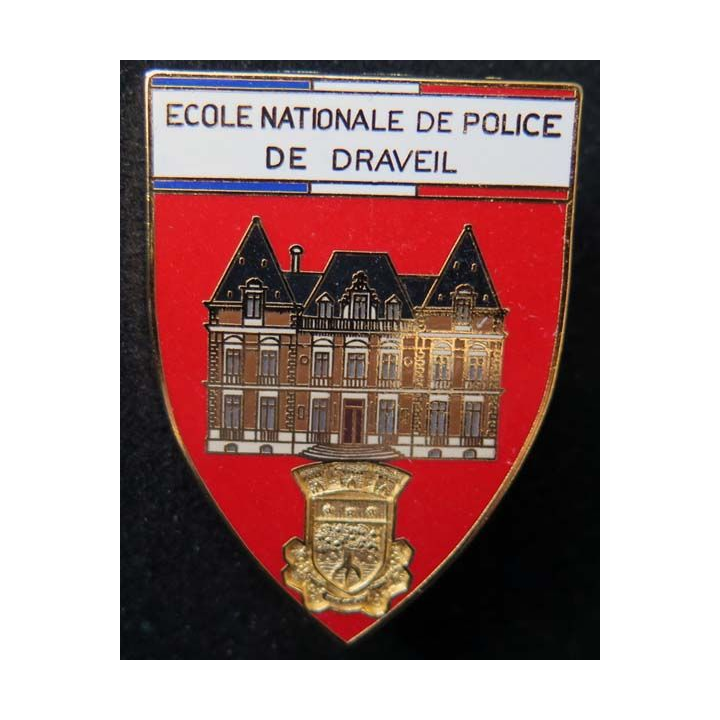Ecole nationale de police de Draveil fond rouge fabrication Ballard 