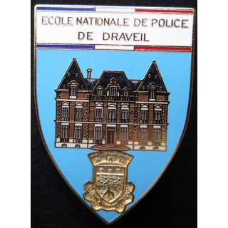 Ecole nationale de police de Draveil fond bleu fabrication Ballard 