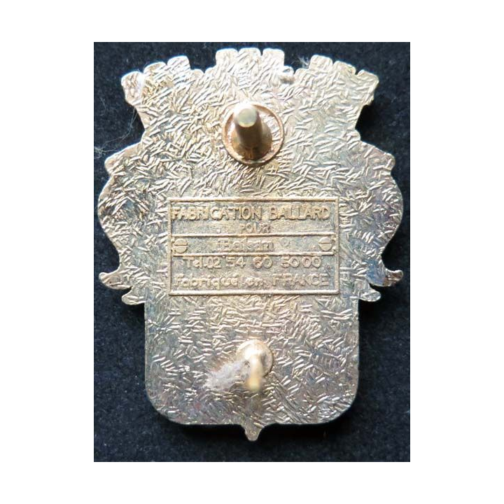 insigne métallique casquette de police Puteaux fabrication Ballard