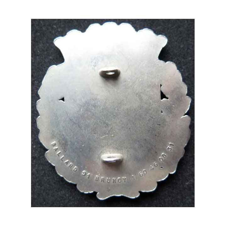 insigne métallique police nationale de Brunoy de fabrication Ballard