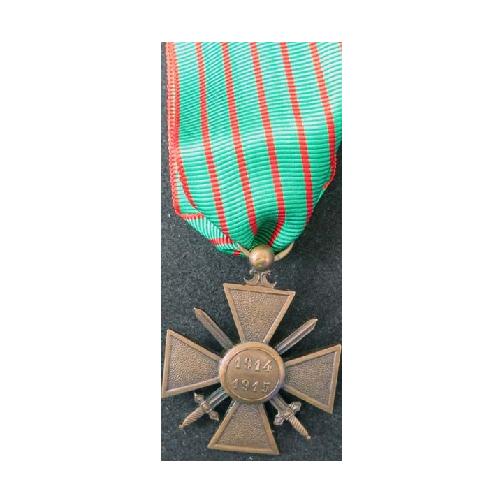 Croix de guerre 1914-1915 en bronze