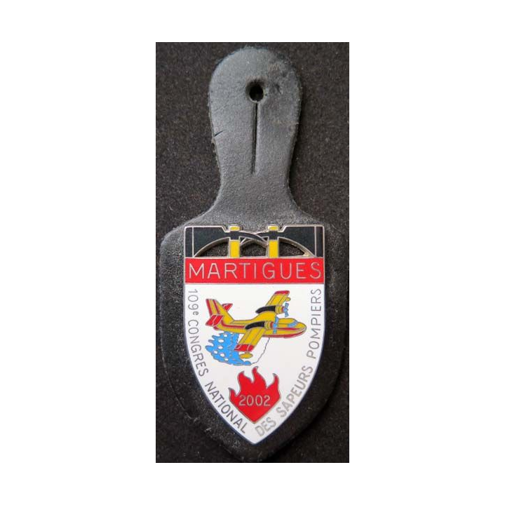 insigne 109° congrès national des pompiers à Martigues en 2002 ballard