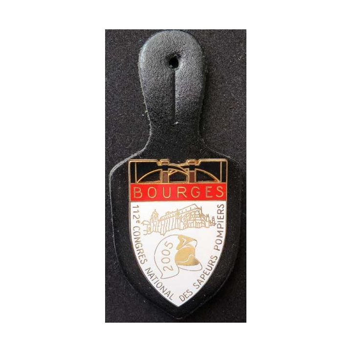 insigne 112° congrès national des pompiers à Bourges en 2005 Ballard