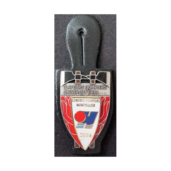 insigne congrès national des pompiers à Montpellier en 2004 Ballard