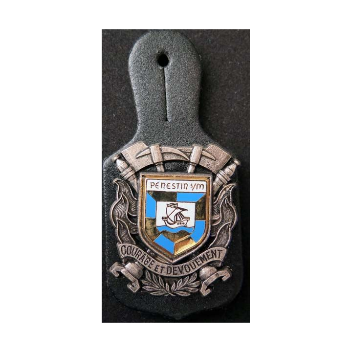insigne métallique pompiers de Penestin sur Mer fabrication Ballard