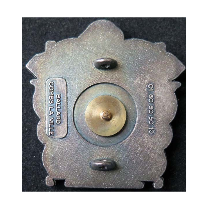 insigne métallique pompiers de Valognes fabrication Ballard