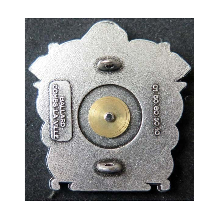 insigne métallique pompiers de Jeumont fabrication Ballard