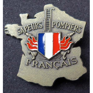 insigne des sapeurs pompiers français bronzé Ballard