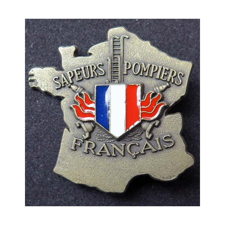 insigne des sapeurs pompiers français bronzé Ballard