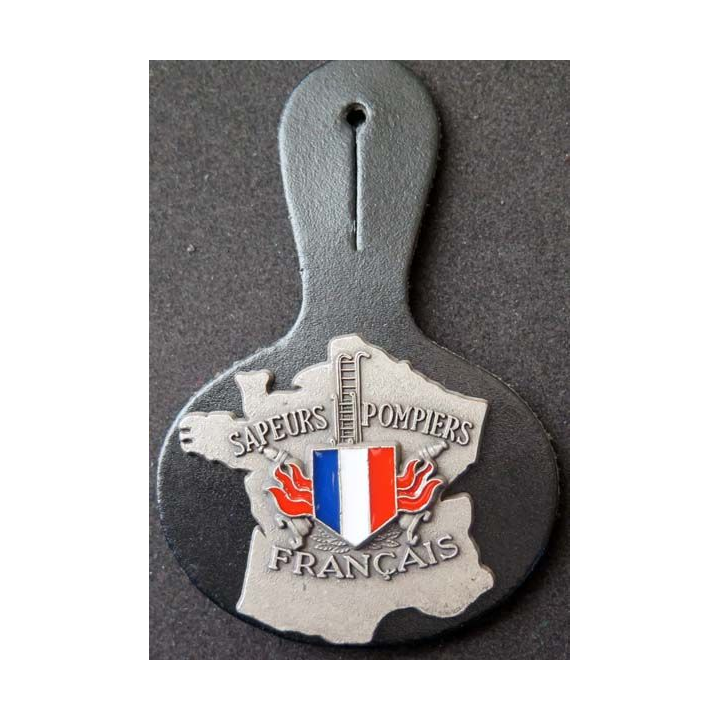 insigne des sapeurs pompiers français argenté Ballard